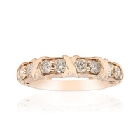 Bague en or et Diamant rose de France SI1 d'Argyle 