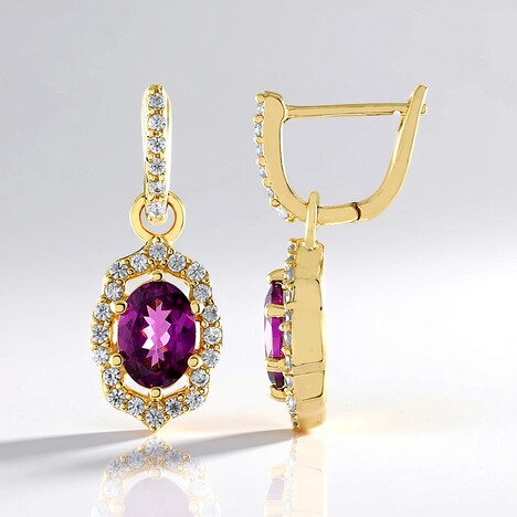 Orecchini in argento con Umbalite