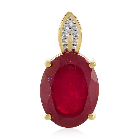 Colgante en plata con Rubí de Madagascar