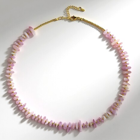 Collier en argent et Hématite dorée