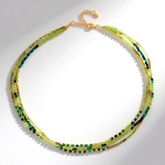Collana in argento con Peridoto