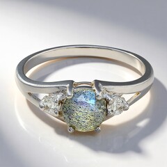 Anello in argento con Spectrolite