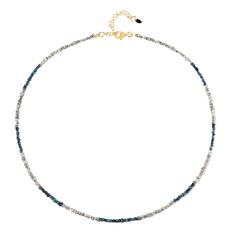 Diamant-Silberhalskette