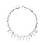 Collar en plata con Perla blanca Freshwater