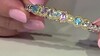 Brazalete en plata con Topacio azul suizo (Dallas Prince Designs)