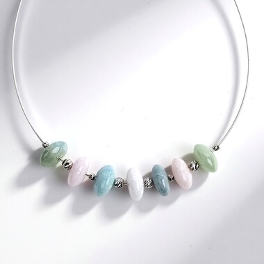 Collana in argento con Berillo