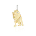 Zilveren hanger met citrienstenen