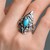 Bague en argent et Turquoise (Desert Chic)