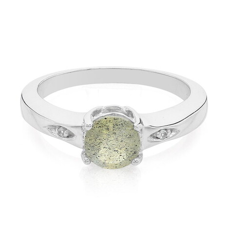 Romanian Spectrolite Silver Ring