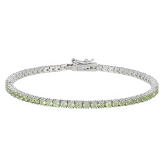 Zilveren armband met peridoots