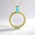Collana in argento con Pietra di Luna Bianca (KM by Juwelo)