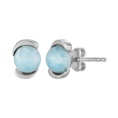 Orecchini in argento con Larimar