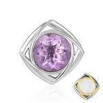 Ciondolo in argento con Fluorite Viola (MONOSONO COLLECTION)