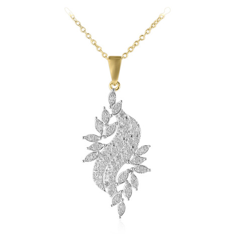 I3 (I) Diamant-Silberhalskette