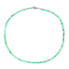 Collier en argent et Emeraude du Brésil