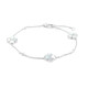 Zilveren armband met parelmoer