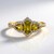 Anello in oro con Sfene