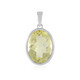 Pendentif en argent et Quartz citron