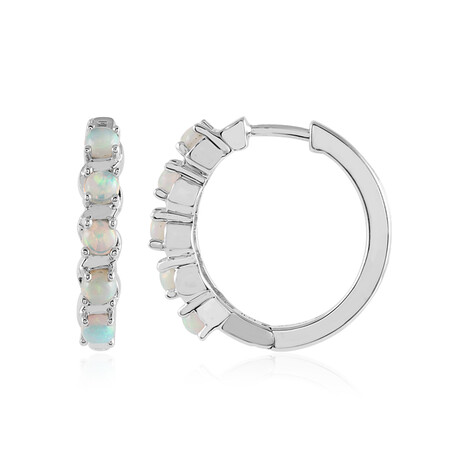 Pendientes en plata con Ópalo de Welo