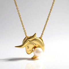 Collana in argento con Perla d'Acqua Dolce Bianca