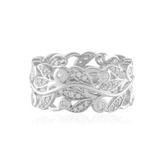 Anillo en plata con Zircón (de Melo)