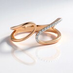 Anello in argento con Zircone (Adela Silber)