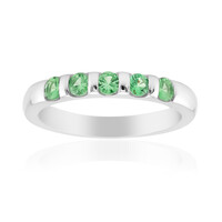 Anello in argento con Tsavorite del Kenya (Pallanova)