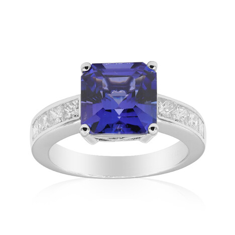 Anello in oro con Tanzanite AAA (CIRARI)