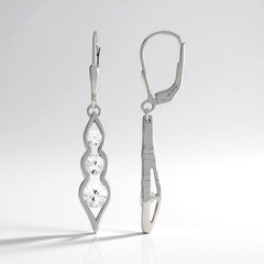 Orecchini in argento con Zircone (de Melo Essence)