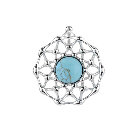 Pendentif en argent et Turquoise (dagen)