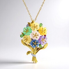Collana in argento con Calcedonio Blu