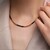Collar en plata con Zircón cognac