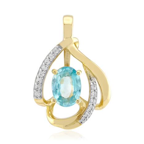 Colgante en oro con Zircón de Ratanak Kirí