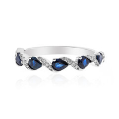 Blauer Ceylon-Saphir-Goldring