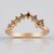 Anello in oro con Diamante Rose de France SI1 di Argyle (Annette)
