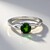 Anello in argento con Diopside Russo