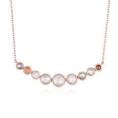 Collana in argento con Pietra di Luna Blu (KM by Juwelo)