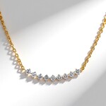 Collana in argento con Diamante VS1 (G) (Annette)