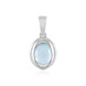 Colgante en plata con Aguamarina de Ofiki