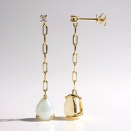 Orecchini in oro con Opale di Welo AAA (CIRARI)