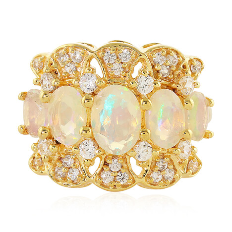 Anello in argento con Opale di Welo