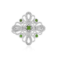 Russischer Diopsid-Silberring