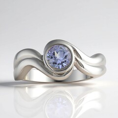 Anello in argento con Tanzanite Lilla (Pallanova)