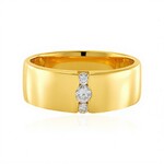 Anillo en plata con Diamante I2 (H) (de Melo Essence)