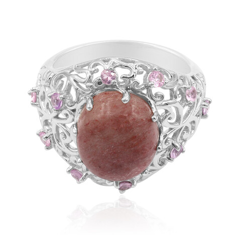 Bague en argent et Thulite