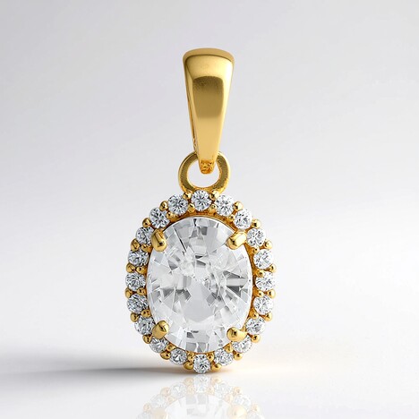 Ciondolo in argento con Zircone