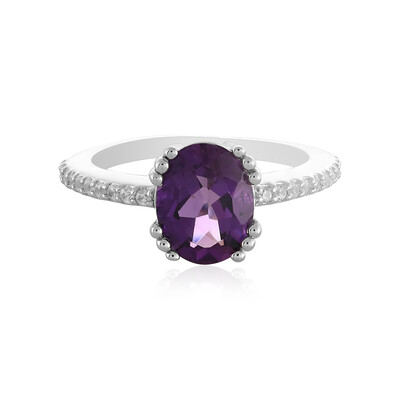 Sibirischer Amethyst-Silberring