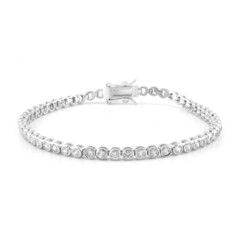 Brazalete en plata con Zircón