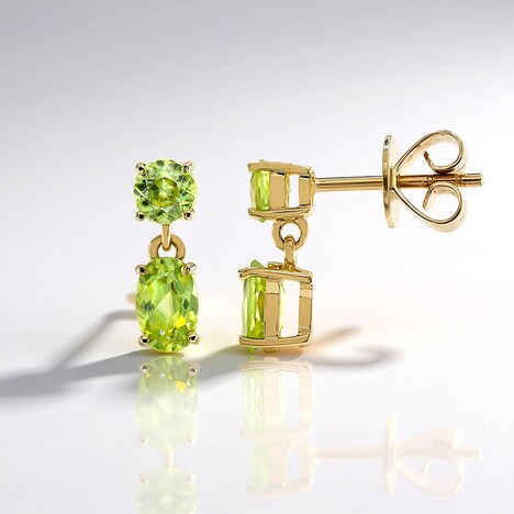 Orecchini in oro con Sfene Capelinha