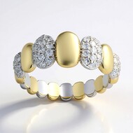 Bague en argent et Zircon (Adela Silber)